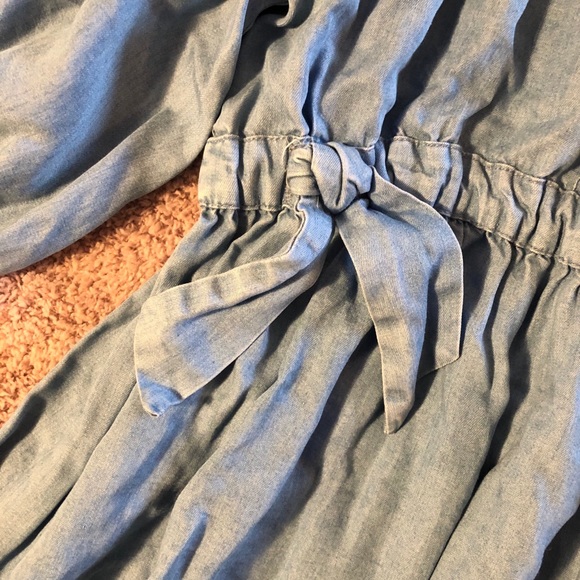 *SOLD* BRAND NEW Zara Girl Chambray Dress 4-5 - Picture 4 of 6